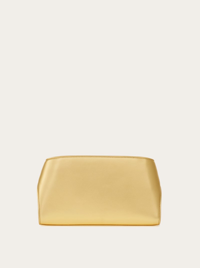 Ferragamo | Women's Metallic Hug Mini Crossbody Bag - Gold