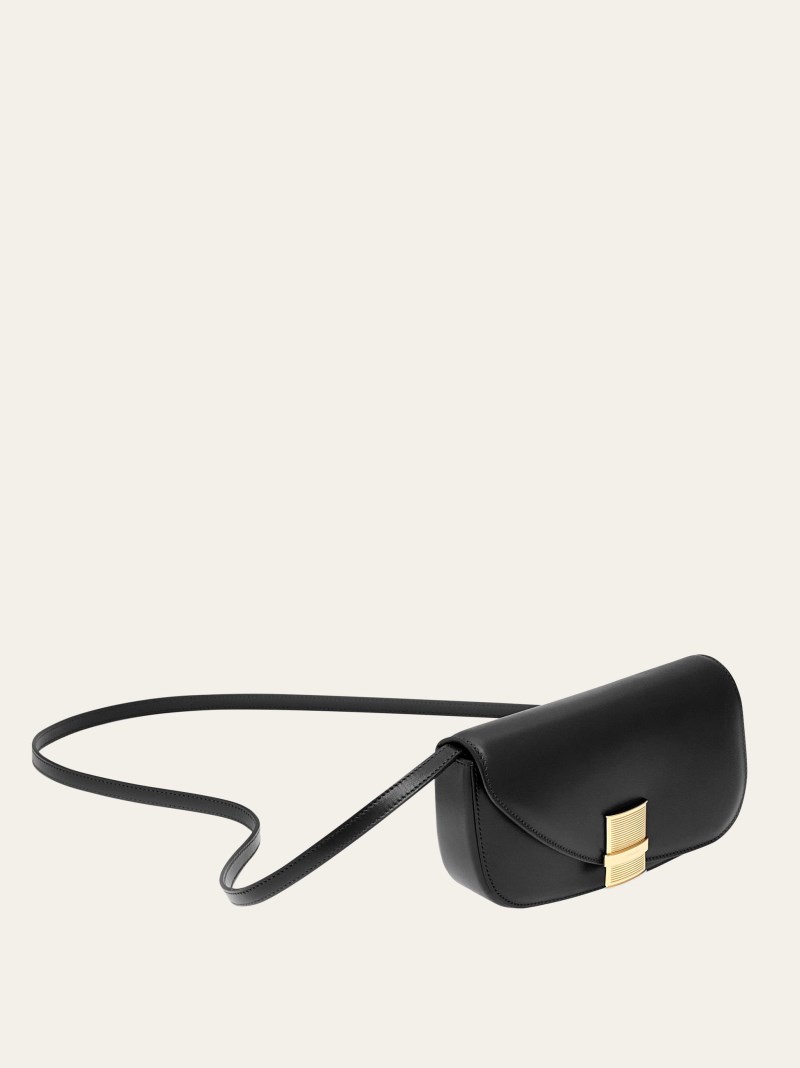 Ferragamo | Women's Fiamma Mini Crossbody Bag - Black