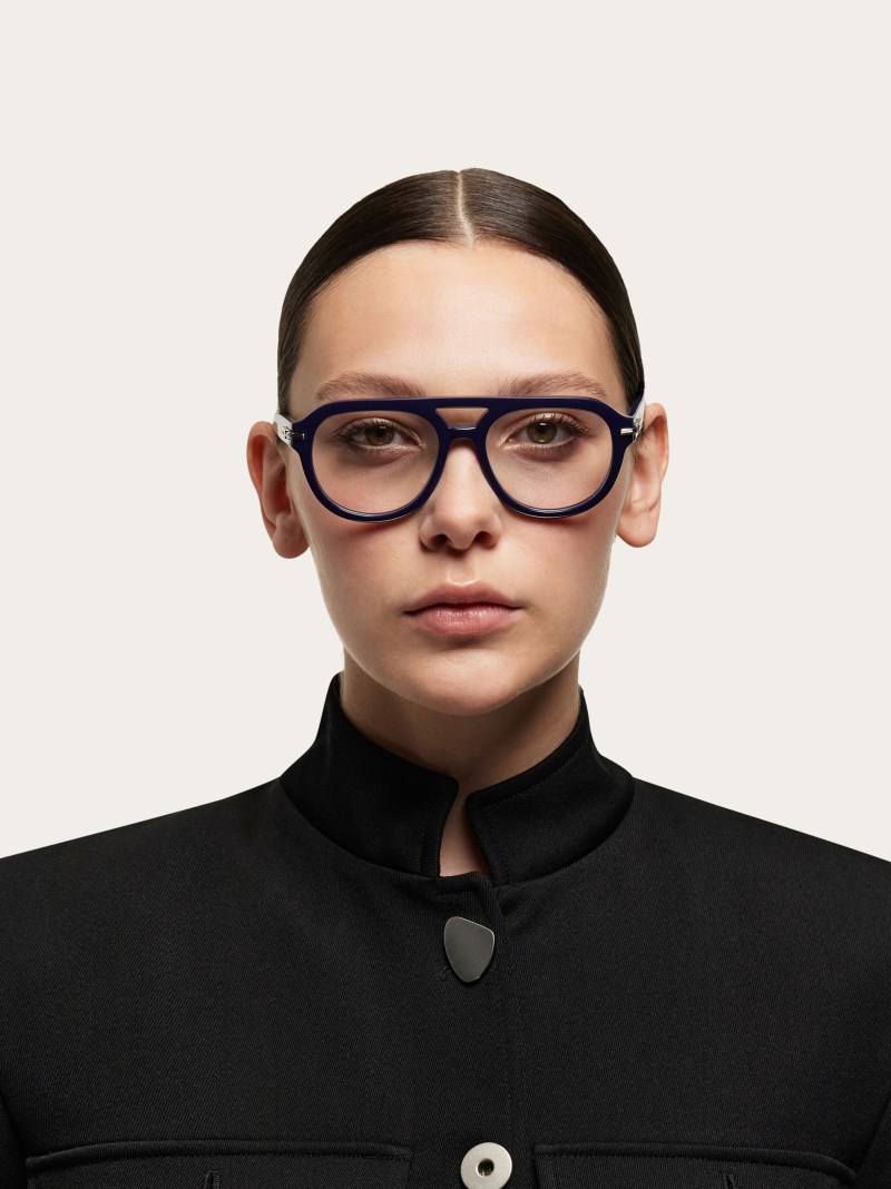 Ferragamo | Men's Optical Glasses - Blue