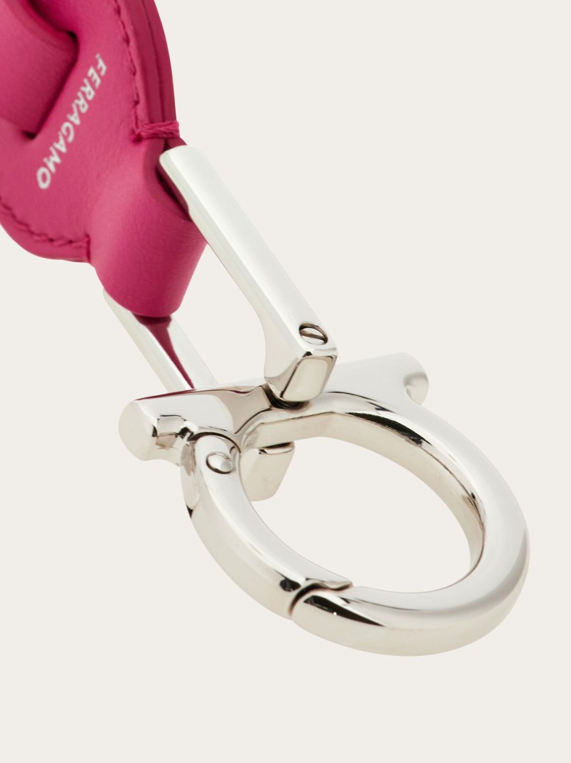Ferragamo | Women's Gancini Key Holder - Cerise Pink