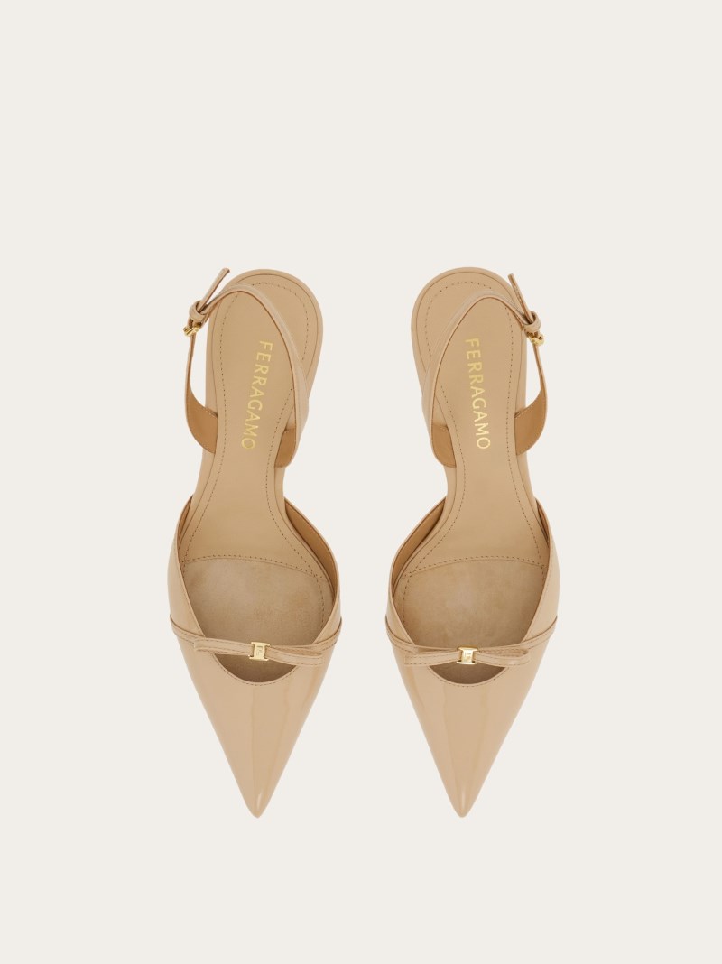 Ferragamo | Women's Mini Bow Slingback - Blush