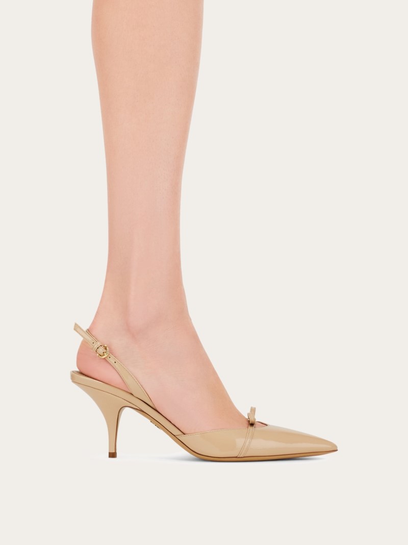 Ferragamo | Women's Mini Bow Slingback - Blush