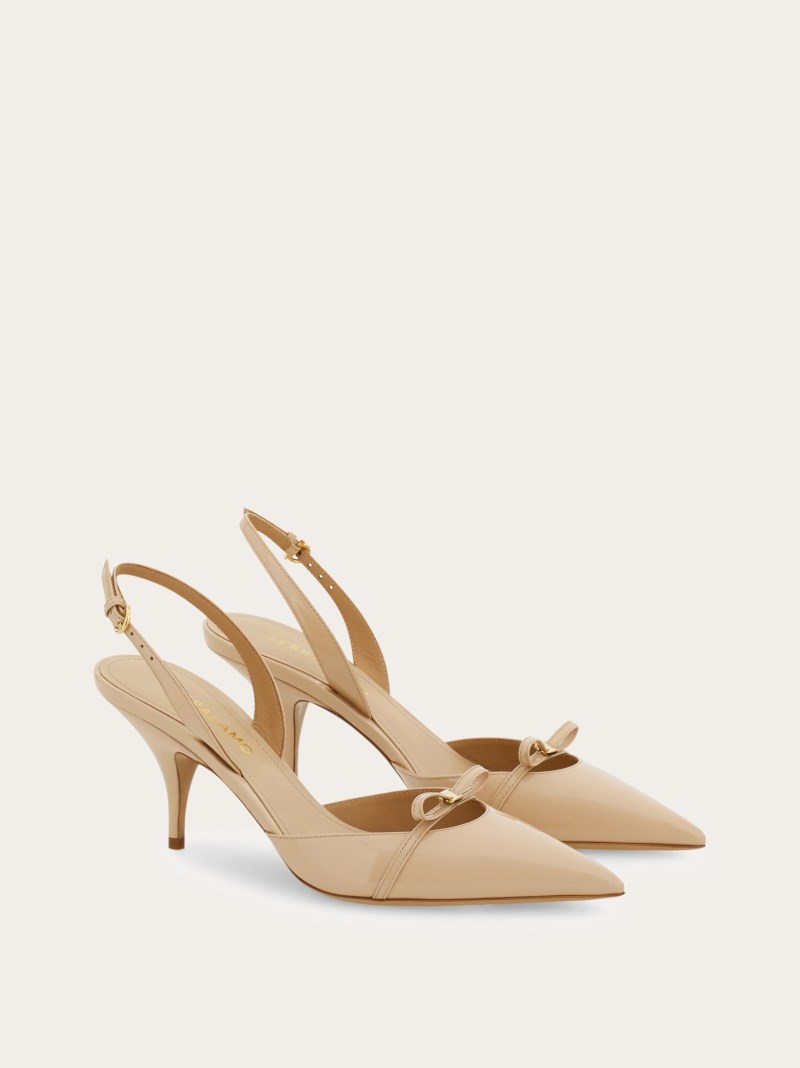 Ferragamo | Women's Mini Bow Slingback - Blush