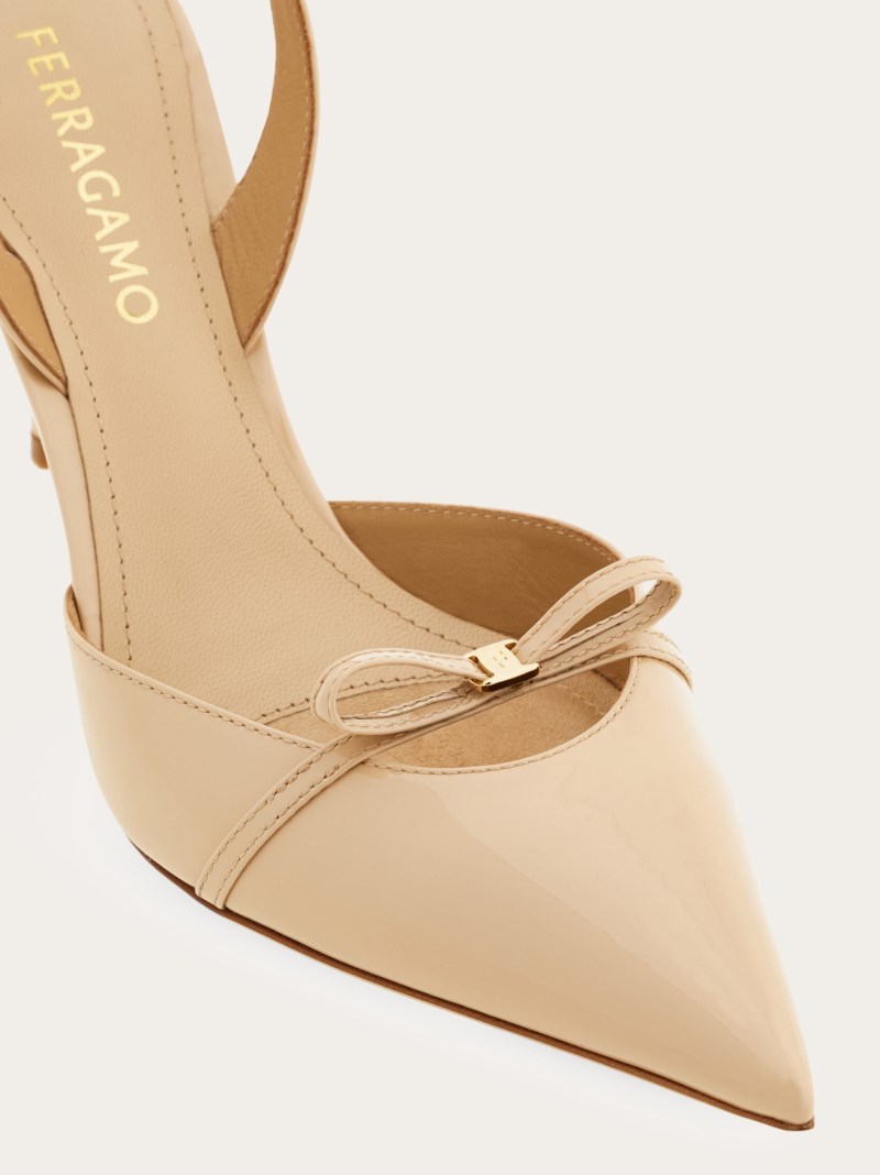 Ferragamo | Women's Mini Bow Slingback - Blush