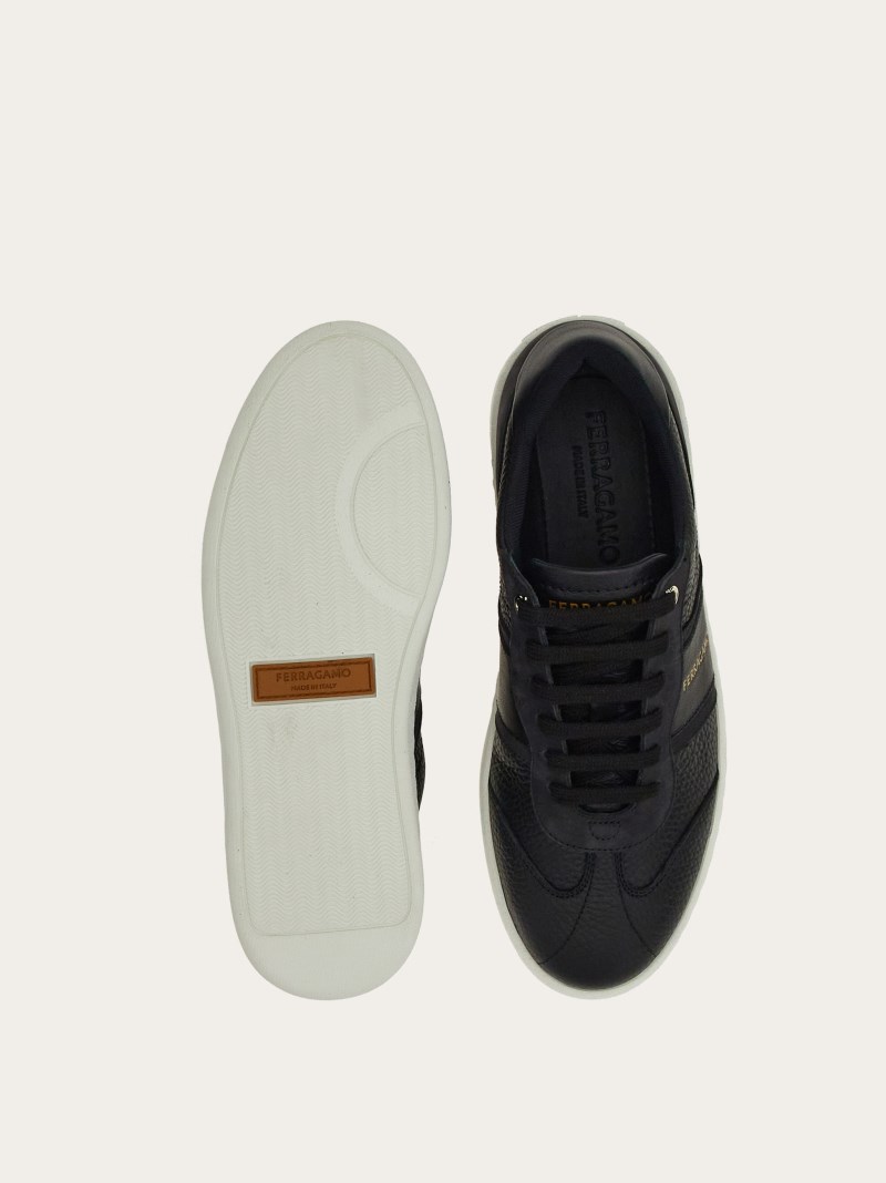 Ferragamo | Women's Low-Top Sneaker With Logo - Black