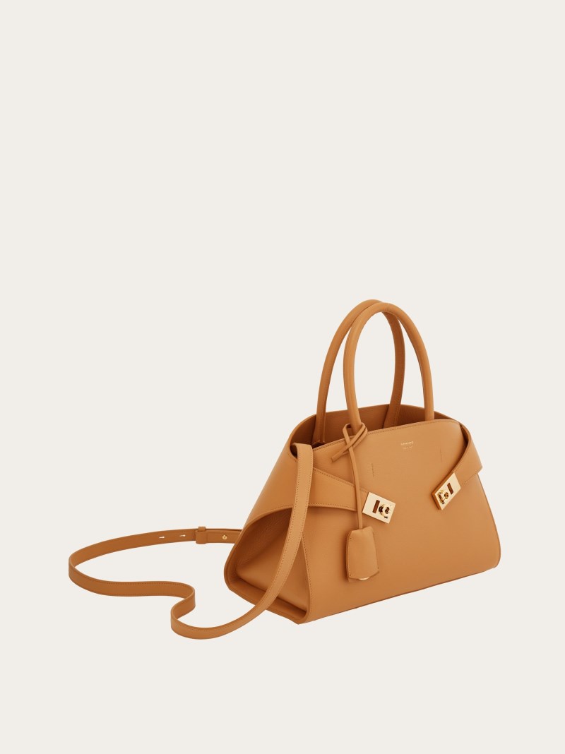 Ferragamo | Women's Hug Handbag - Light Camel