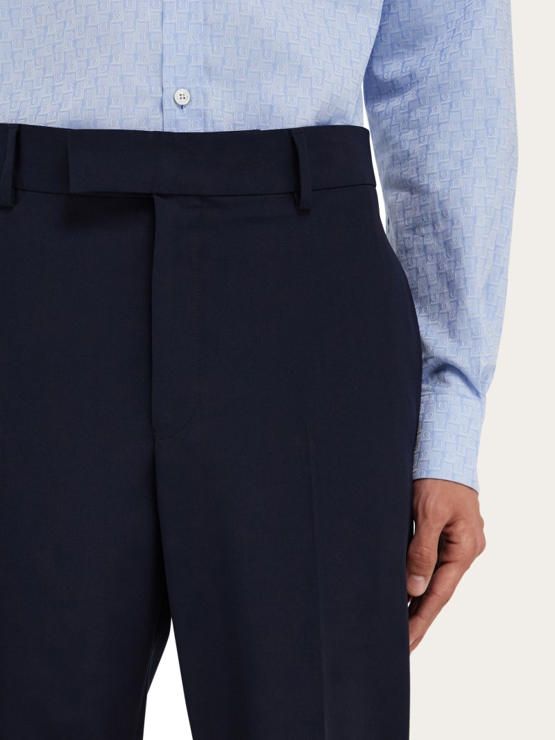 Ferragamo | Men's Tailored Pants - New Navy Blue