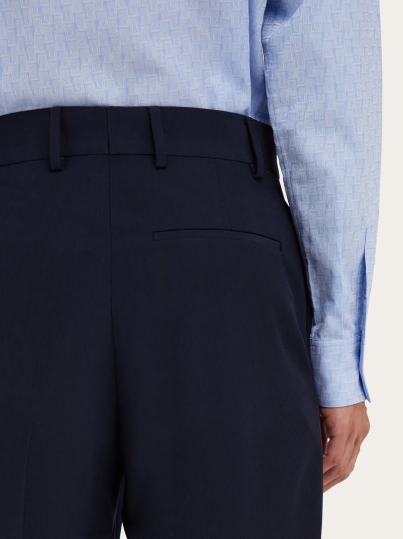 Ferragamo | Men's Tailored Pants - New Navy Blue