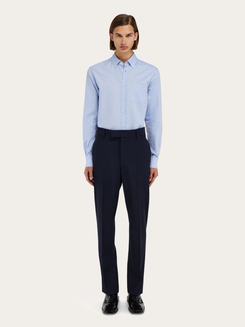 Ferragamo | Men's Tailored Pants - New Navy Blue
