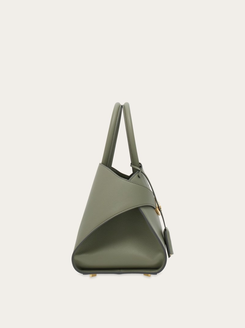 Ferragamo | Women's Hug Handbag - Ash Grey