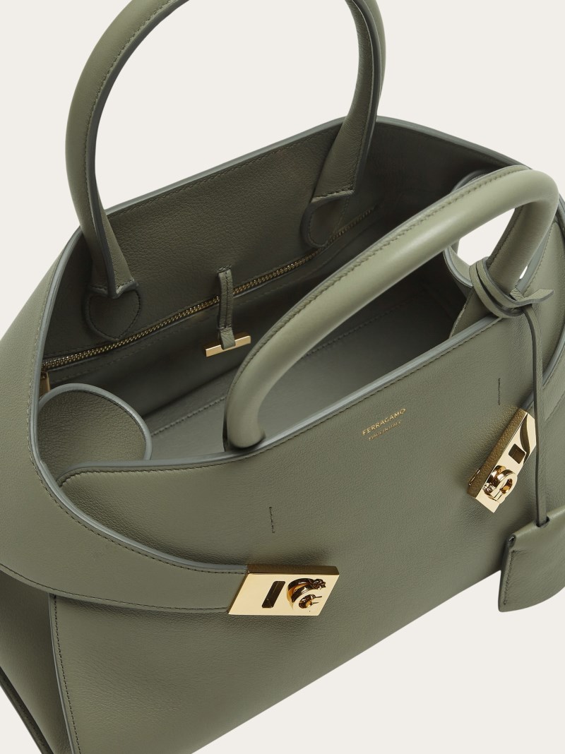 Ferragamo | Women's Hug Handbag - Ash Grey