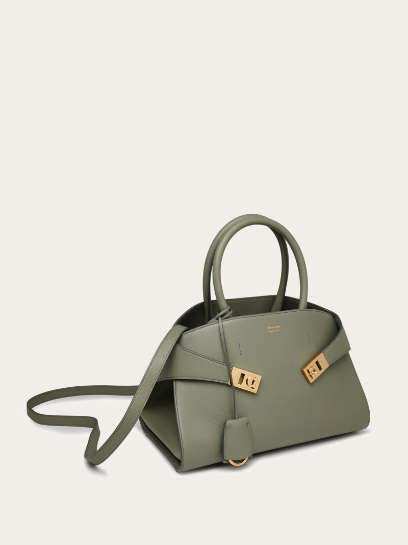 Ferragamo | Women's Hug Handbag - Ash Grey