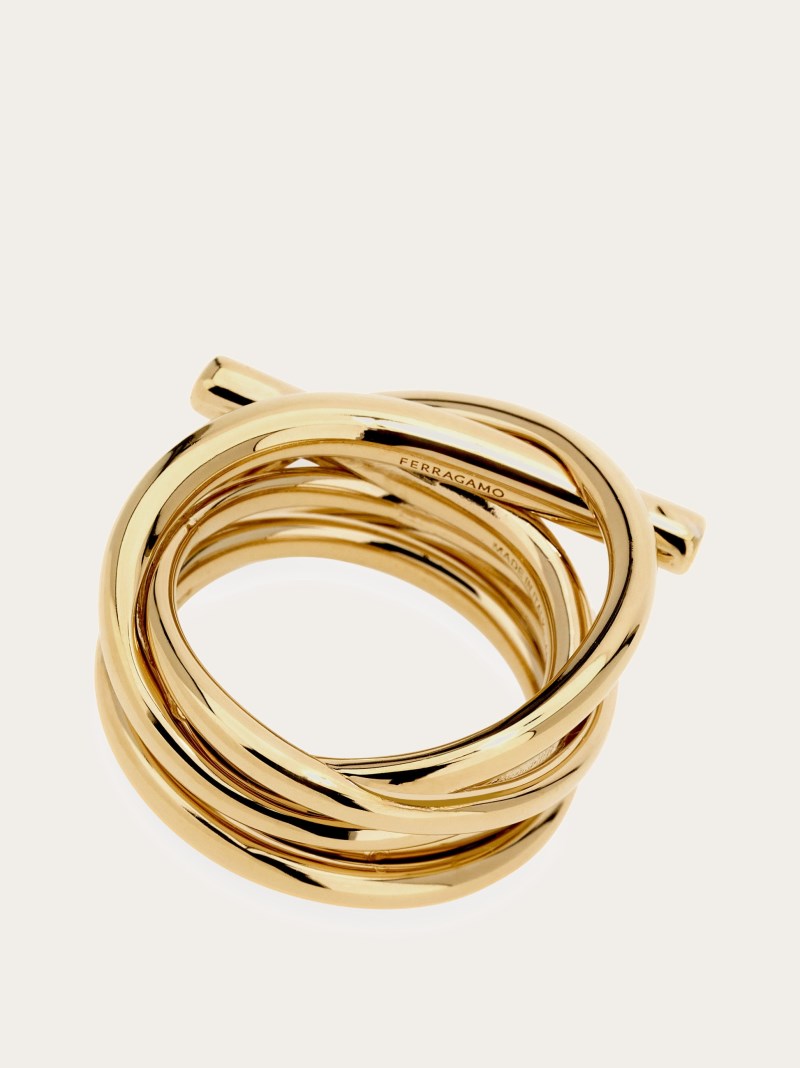 Ferragamo | Women's Gancini Ring - Gold (Size 52)