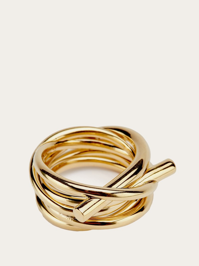 Ferragamo | Women's Gancini Ring - Gold (Size 52)