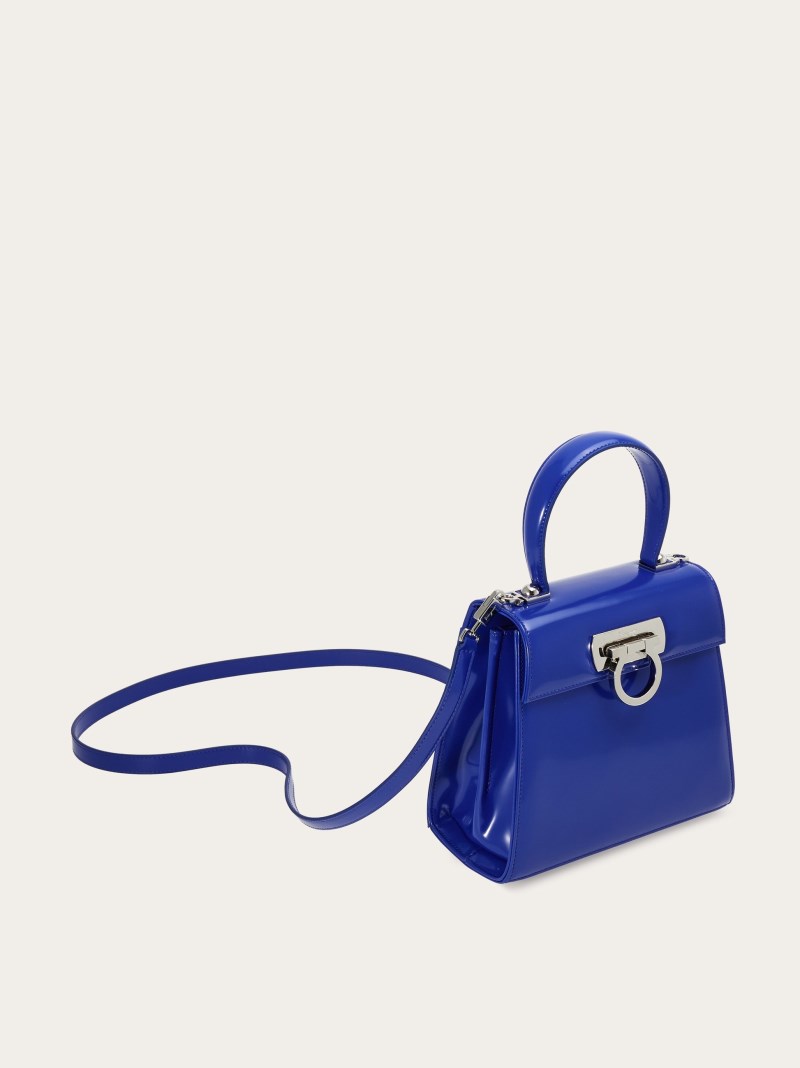 Ferragamo | Women's Iconic Top Handle - Lapis Lazuli