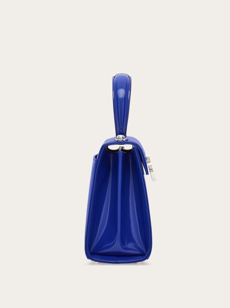 Ferragamo | Women's Iconic Top Handle - Lapis Lazuli