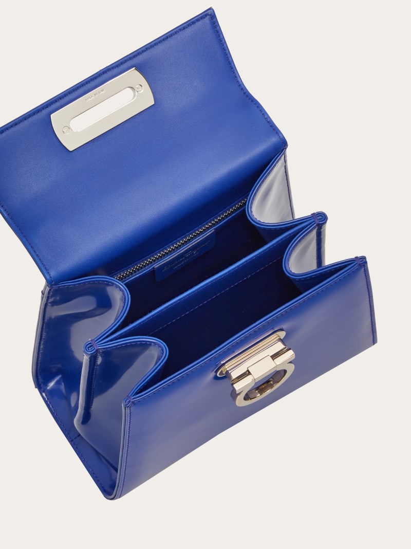 Ferragamo | Women's Iconic Top Handle - Lapis Lazuli
