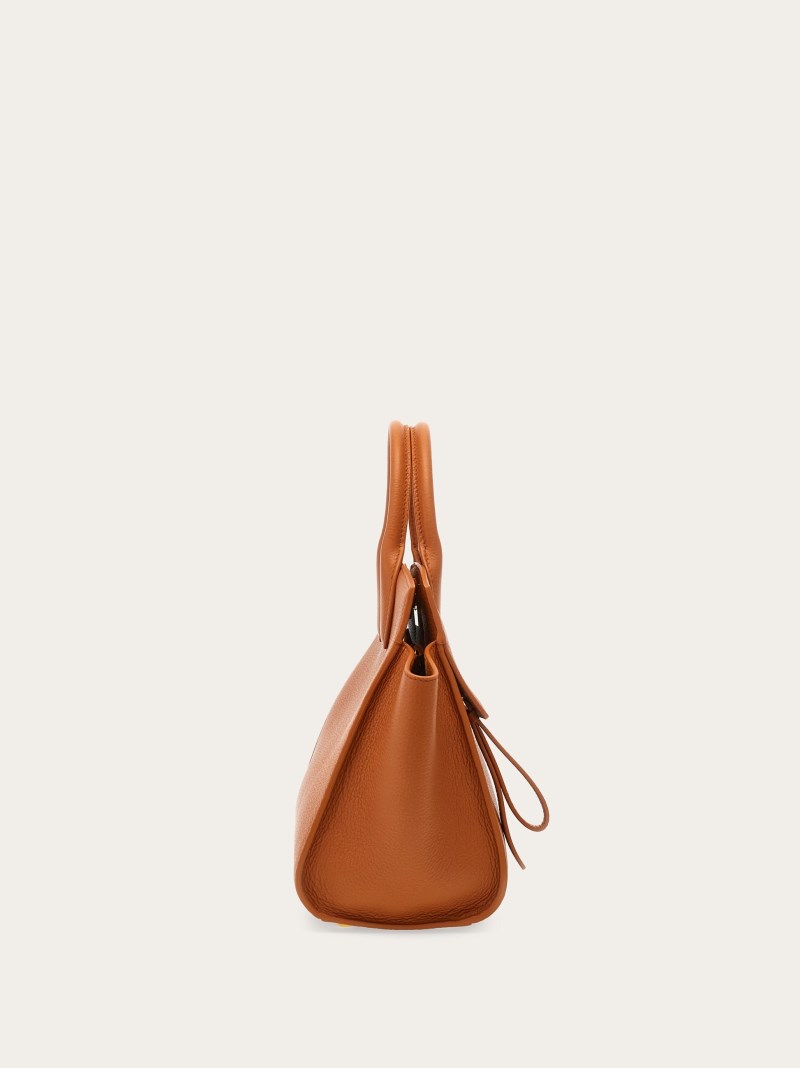 Ferragamo | Women's Studio Soft Bag - Cognac