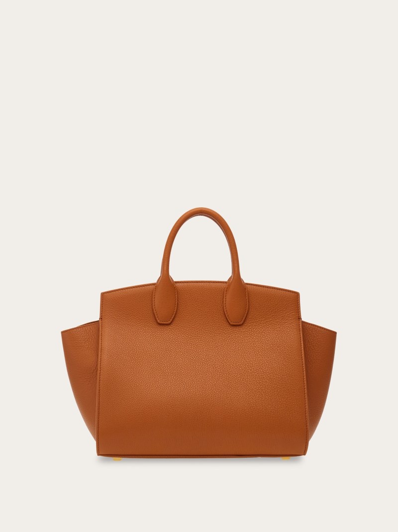 Ferragamo | Women's Studio Soft Bag - Cognac