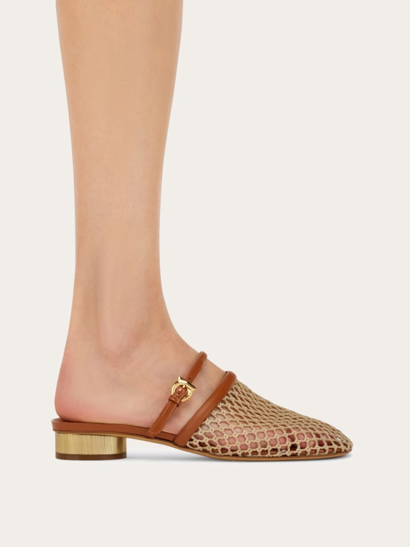 Ferragamo | Women's Mesh Mule - Ecru