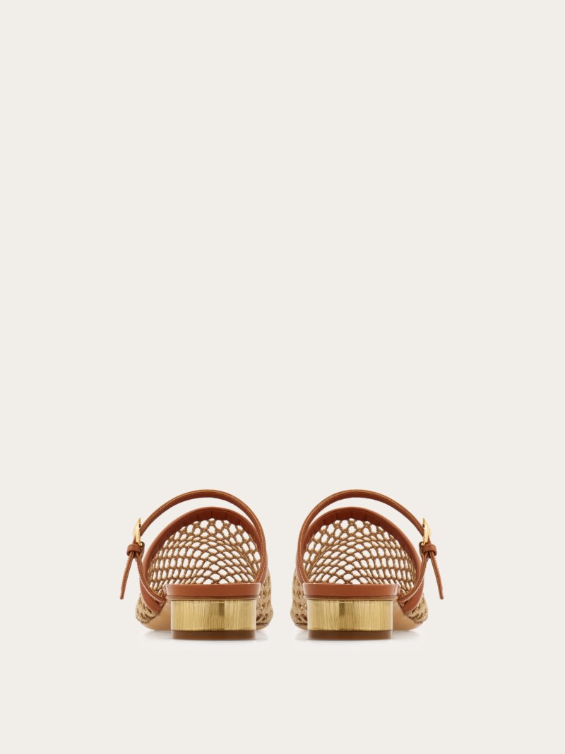 Ferragamo | Women's Mesh Mule - Ecru