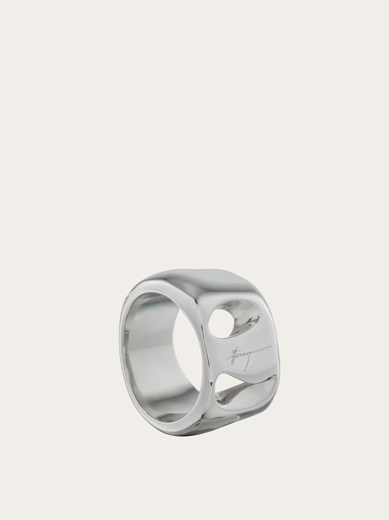 Ferragamo | Women's Vara Ring - Silver (Size 52)