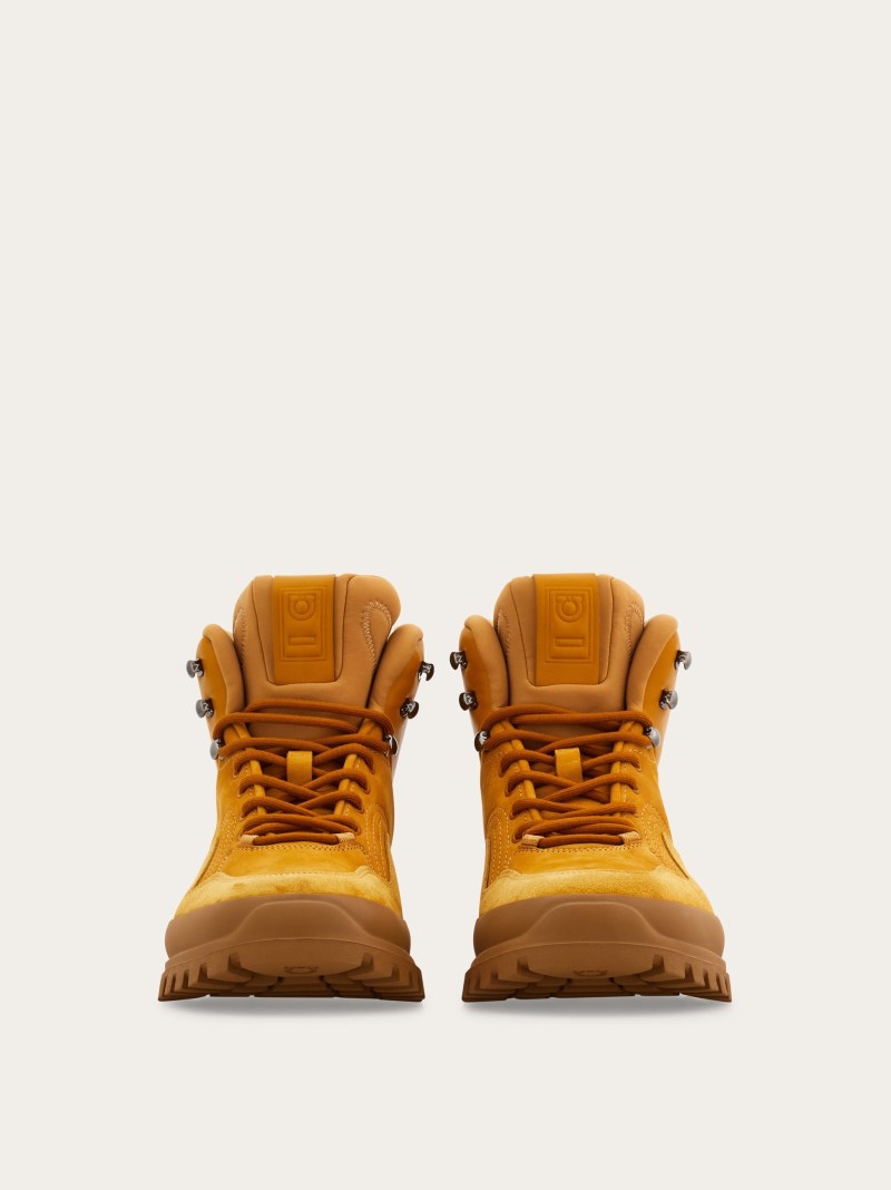 Ferragamo | Men's Hybrid Ankle Boot - Yellow