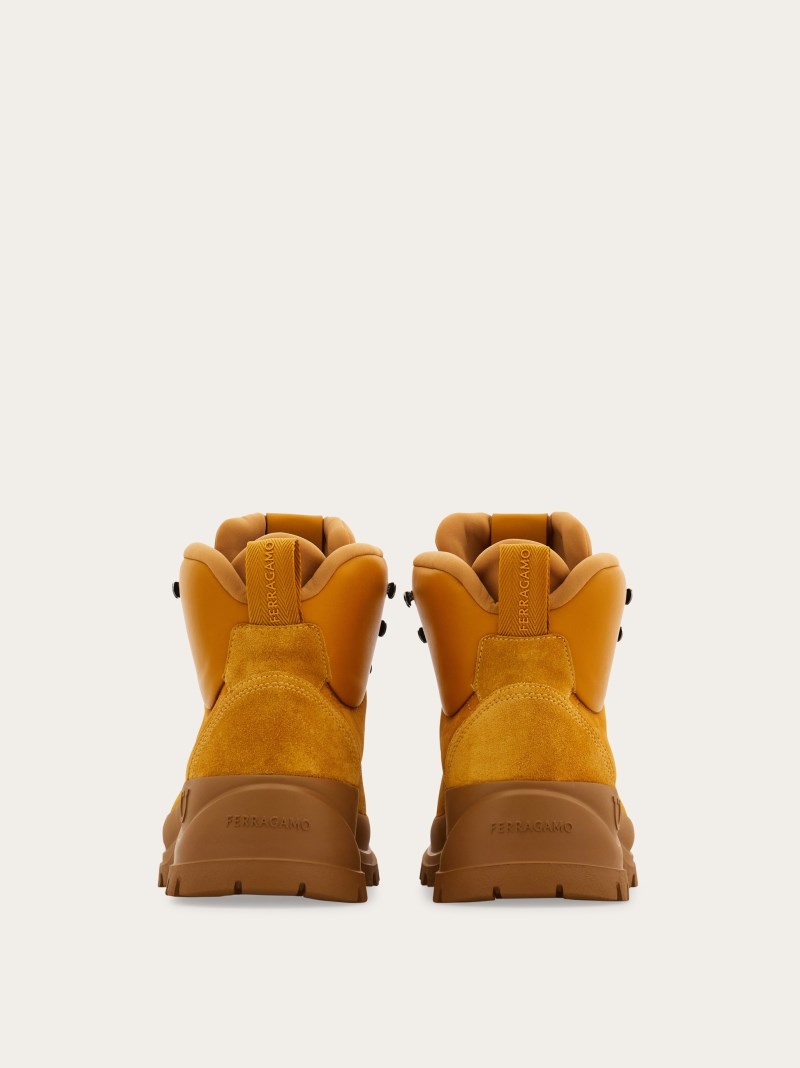 Ferragamo | Men's Hybrid Ankle Boot - Yellow
