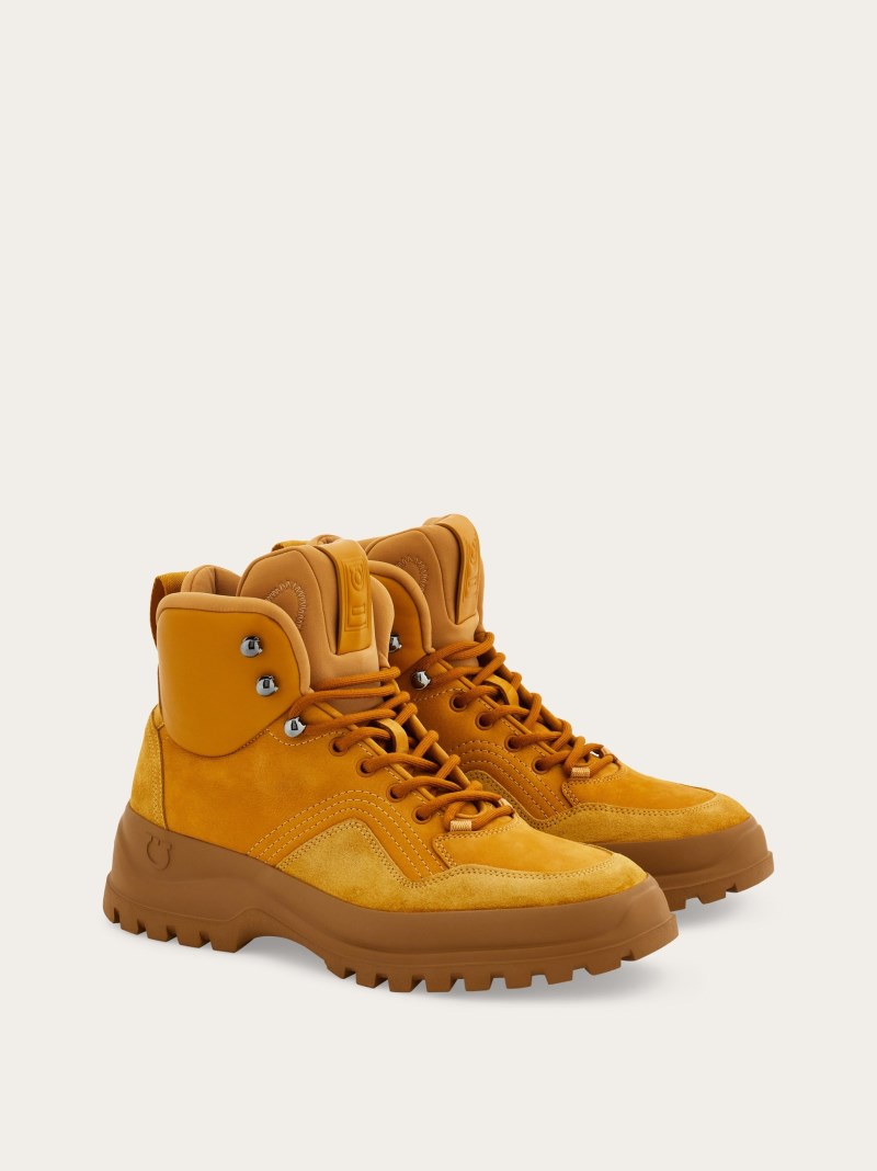 Ferragamo | Men's Hybrid Ankle Boot - Yellow