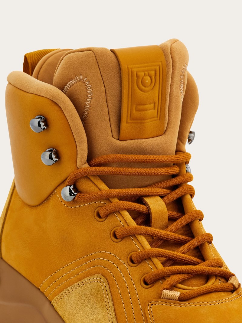 Ferragamo | Men's Hybrid Ankle Boot - Yellow