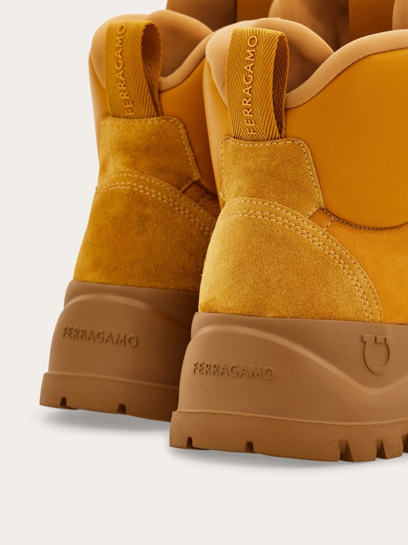 Ferragamo | Men's Hybrid Ankle Boot - Yellow