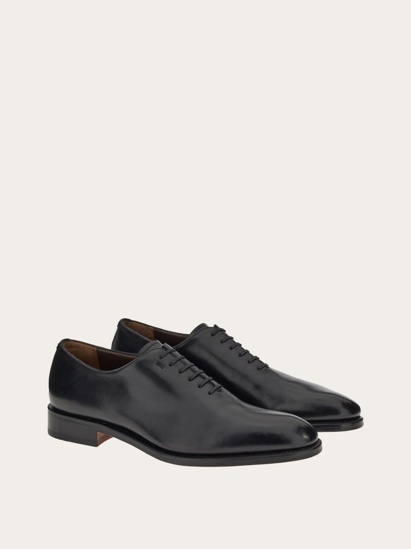 Ferragamo | Men's Tramezza Plain Toe Oxford - Black