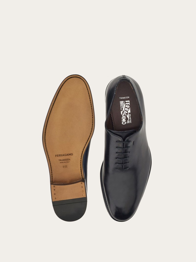 Ferragamo | Men's Tramezza Plain Toe Oxford - Black