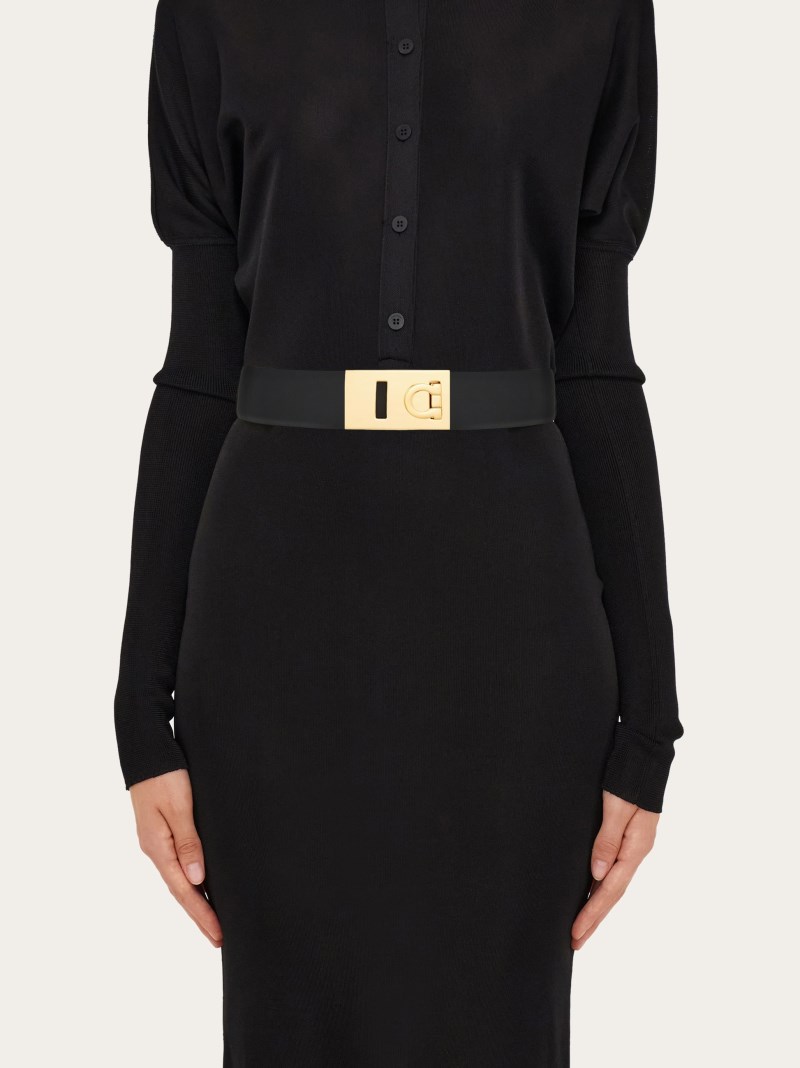 Ferragamo | Women's Adjustable Hug Belt - Black