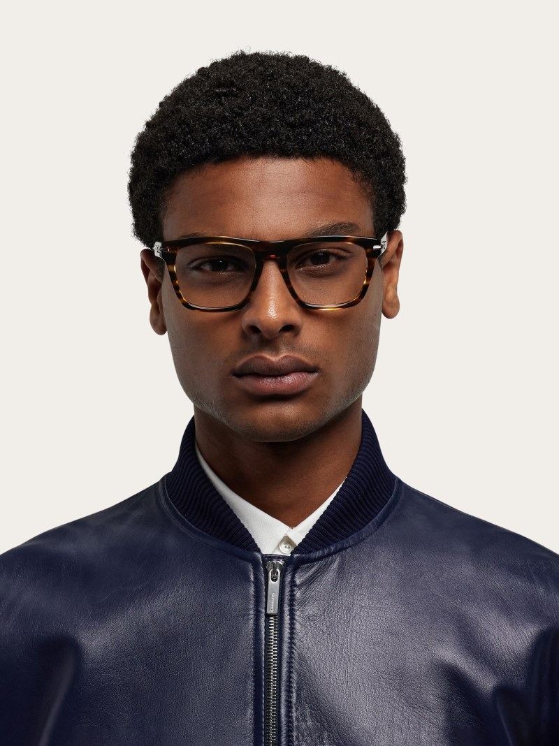 Ferragamo | Men's Optical Glasses - Brown