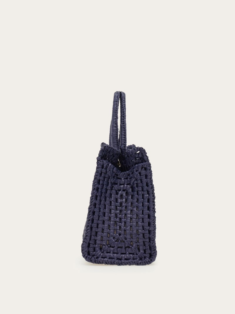 Ferragamo | Women's Studio Box Bag - Midnight Blue