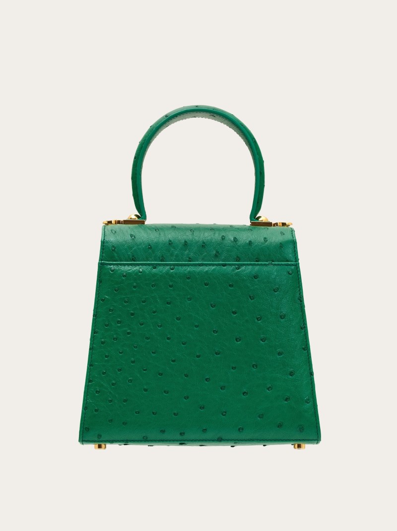 Ferragamo | Women's Iconic Top Handle - Emerald Green