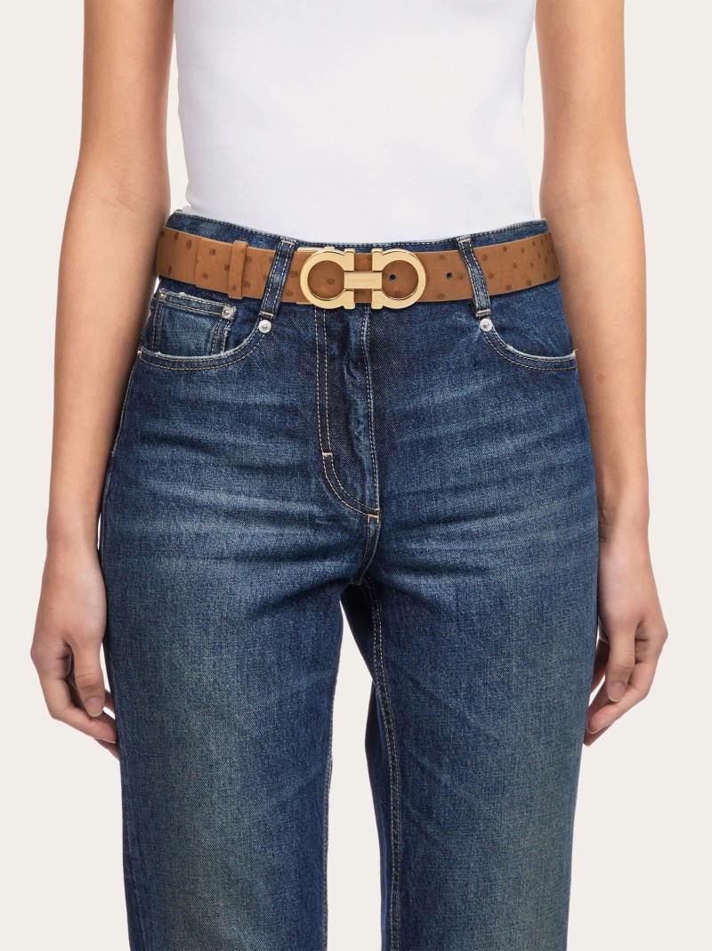 Ferragamo | Women's Adjustable Gancini Belt - Camel