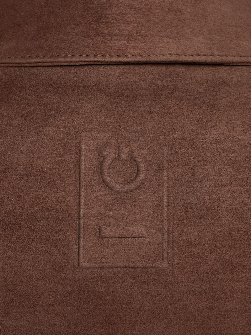 Ferragamo | Men's Suede Saharan Jacket - Espresso