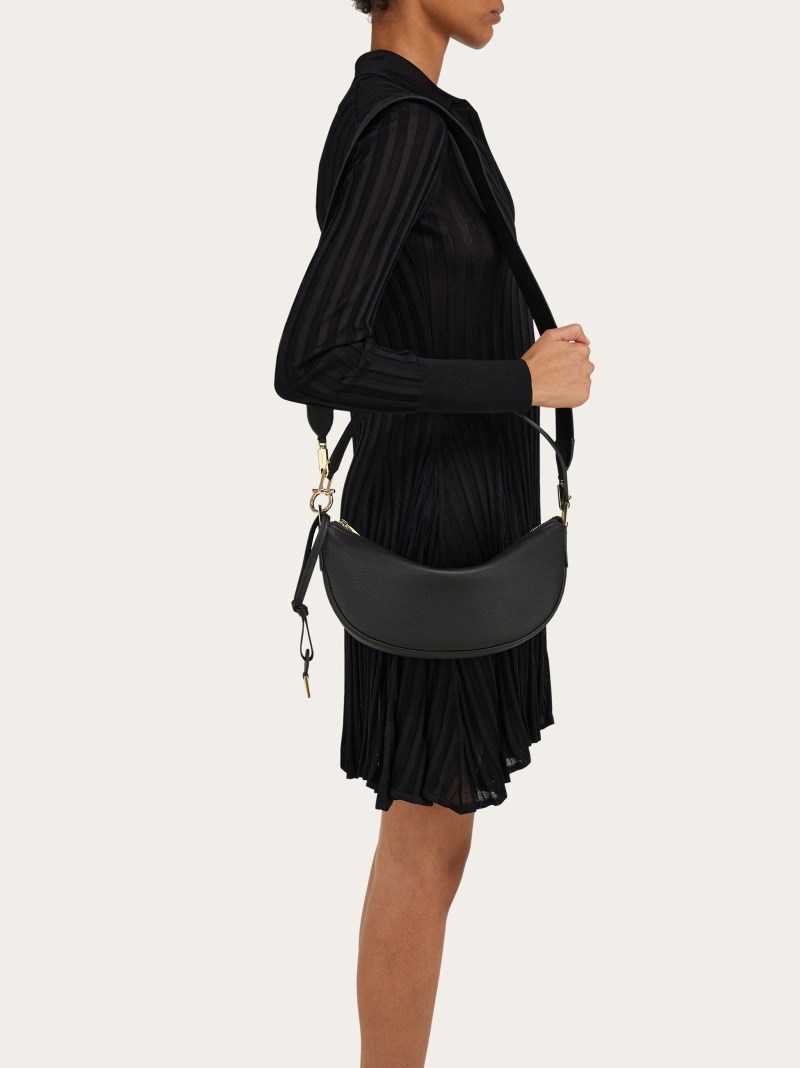 Ferragamo | Women's Hobo Bag - Black