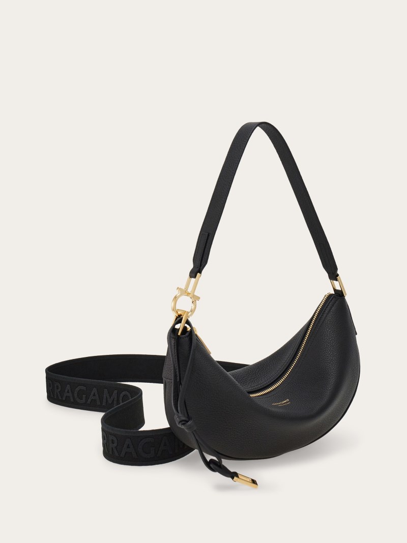 Ferragamo | Women's Hobo Bag - Black