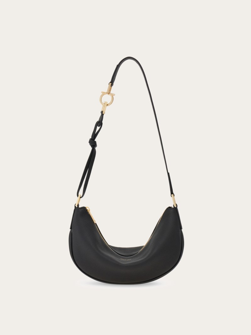 Ferragamo | Women's Hobo Bag - Black
