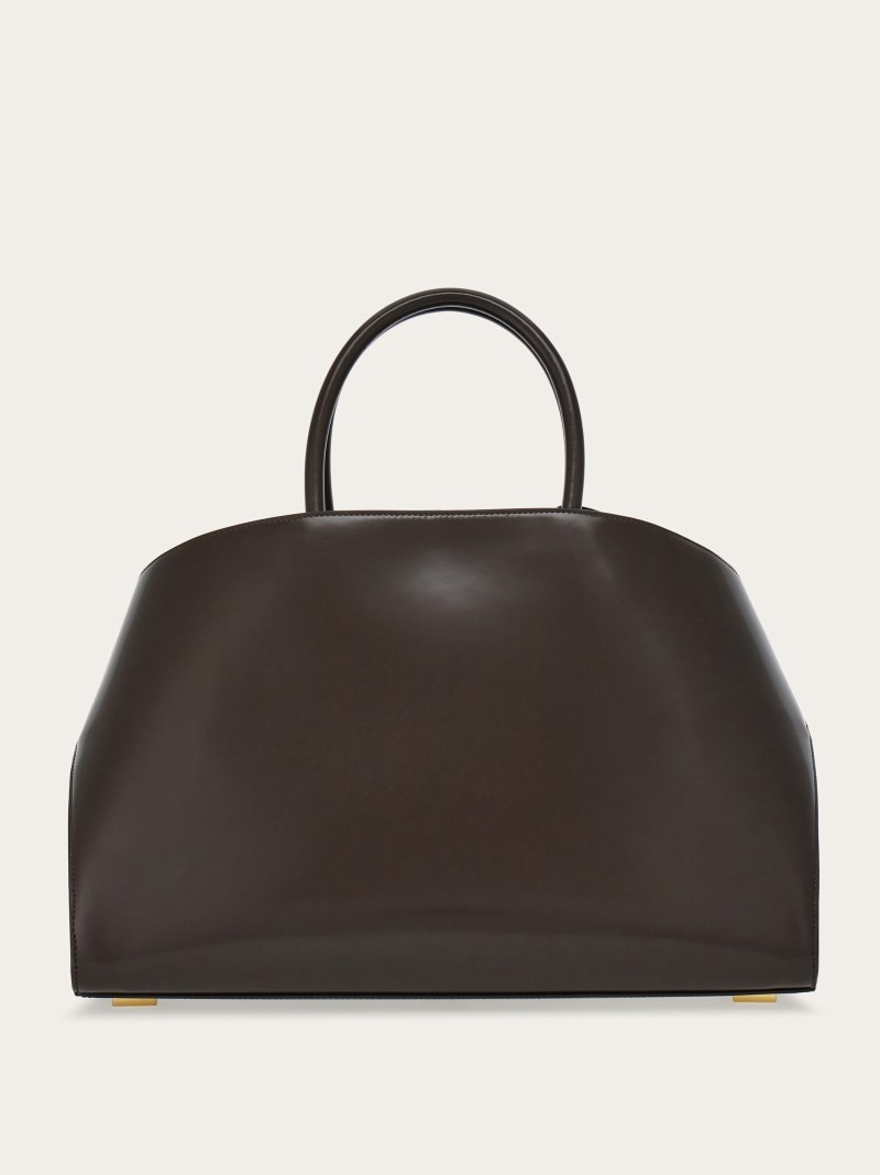 Ferragamo | Women's Hug Handbag - Testa Di Moro