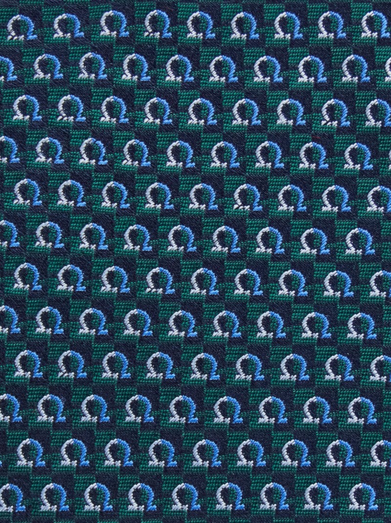 Ferragamo | Men's Gancini Jacquard Tie - Dark Green