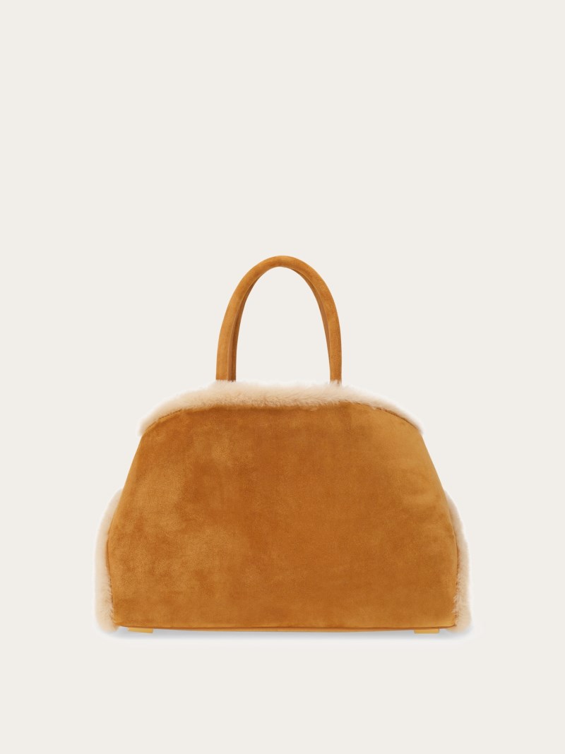 Ferragamo | Women's Hug Handbag - Natural Nude