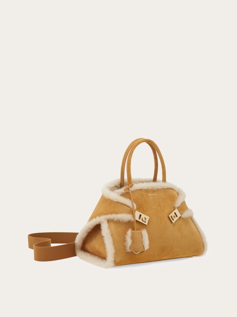 Ferragamo | Women's Hug Handbag - Natural Nude
