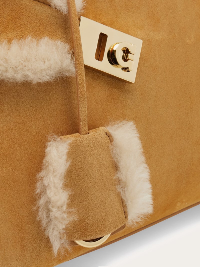 Ferragamo | Women's Hug Handbag - Natural Nude