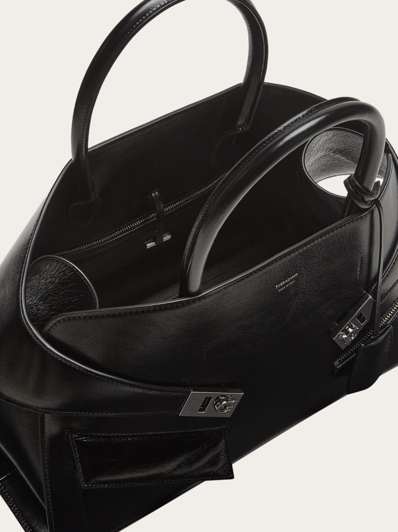 Ferragamo | Women's Hug Handbag - Black