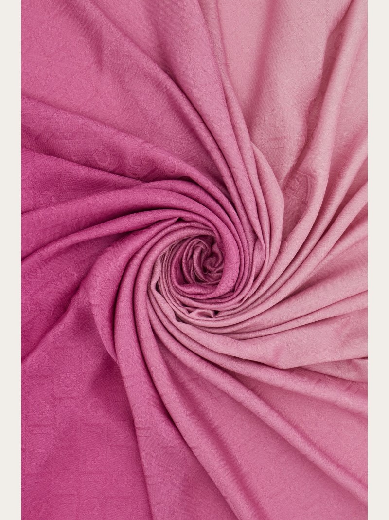 Ferragamo | Women's Monogram Shawl - Pink/Cotton Candy