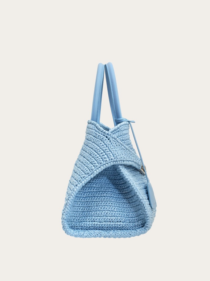 Ferragamo | Women's Hug Handbag - Sky Blue